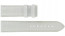 Watch strap Tissot T41645383A / T41.6.453.83 Leather White 19mm
