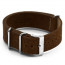 NATO watch strap UH14 Leather Brown 22mm