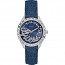 Guess watch strap W0023L5 Leather Blue + blue stitching