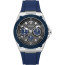 Watch strap Guess W1049G1 / Legacy Rubber Blue 27mm