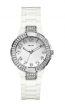Guess watch strap W11611L1 Plastic White