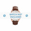 Armani watch strap AR5995 Leather Brown 22mm + brown stitching