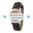 Armani watch strap AR0277 Leather Brown 16mm + brown stitching