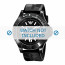 Armani watch strap AR0629 Silicone Black 28mm