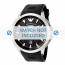 Armani watch strap AR0631 / AR0634 Silicone Black 23mm