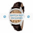Armani watch strap AR0646 Leather Brown 18mm + brown stitching