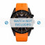 Armani watch strap AR5987 Silicone Orange 24mm