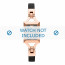 Armani watch strap AR7373 Leather Pink