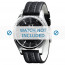 Armani watch strap AX-1055 Leather Black 22mm 