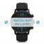 Armani watch strap AX-1356 Silicone Black 24mm 