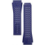Watch strap Smartwatch Tag Heuer SBG8A / SBG8A11 / BT6220 Rubber Blue