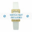 Burberry watch strap BU1163 Leather White