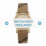 Burberry watch strap BU1399 Leather Cream white / Beige