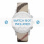 Burberry watch strap BU9357 Leather Cream white / Beige