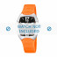 Calypso watch strap K5161-9 Rubber / plastic Orange 11mm