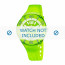 Calypso watch strap K5588/7  Rubber / plastic Green