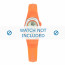 Calypso watch strap K6018-A Rubber / plastic Orange