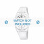 Calypso watch strap K6064-1 Rubber / plastic White