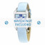 Candino watch strap C4361-2 Leather Light blue