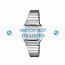 Casio watch strap LA670WEA-1EF / LA670WEA-1 Steel Silver 13mm 