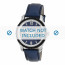 Dolce & Gabbana watch strap DW0709 Leather Blue 20mm + blue stitching
