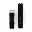 Danish Design watch strap IQ13Q523 / IQ12Q523 Leather Black 16mm 