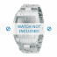 Diesel watch strap DZ1177 Metal Silver 18mm