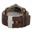 Diesel watch strap DZ1512 Leather Dark brown 24mm