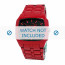 Diesel watch strap DZ1551 Plastic Red 21mm