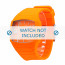 Diesel watch strap DZ1582 Silicone Orange 28mm