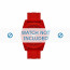 Diesel watch strap DZ1589 Silicone Red 24mm