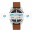 Diesel watch strap DZ1631 Leather Brown 22mm