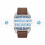 Diesel watch strap DZ1654 Leather Brown 24mm