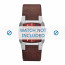 Diesel watch strap DZ1667 Leather Brown 26mm