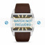 Diesel watch strap DZ1675 Leather Brown 30mm