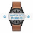 Diesel watch strap DZ1764 Leather Brown 24mm