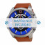 Diesel watch strap DZ4319 Leather Light brown 26mm