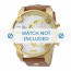 Diesel watch strap DZ7288 / DZ7269 Leather Brown 24mm