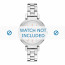 DKNY watch strap NY2582 Metal Silver
