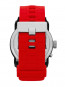Diesel watch strap DZ1607 Silicone Red 24mm