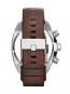 Diesel watch strap DZ4340 Smooth leather Brown 24mm