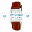 Festina watch strap F16101-1 Leather Cognac + standard stitching