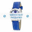 Festina watch strap F16244-2 Leather Light blue + white stitching