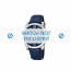 Festina watch strap F16585.3 Leather Blue + standard stitching