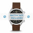 Fossil watch strap CH2892 / CH2835 Leather Brown 22mm + brown stitching