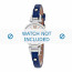 Fossil watch strap ES4001 Leather Blue 8mm