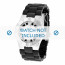 Guess watch strap 80332L1 Rubber / plastic Black