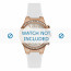 Guess watch strap W0773L6 Silicone White 21mm