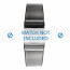 Watch strap Jacob Jensen JJ510-Black Steel/Silicone Black 22mm