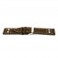 Genuine leather brown 24mm 'coarse structure' EX-K469